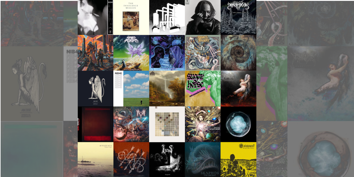 Top albums I played in April of 2026